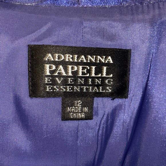 Adrianna Papell Evening Blazer Size 12 - Picture 9 of 11